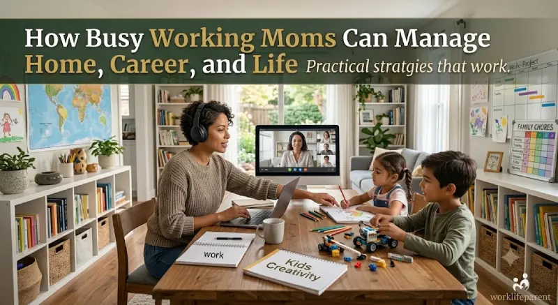 The best way to balance work, home life, and parenting.